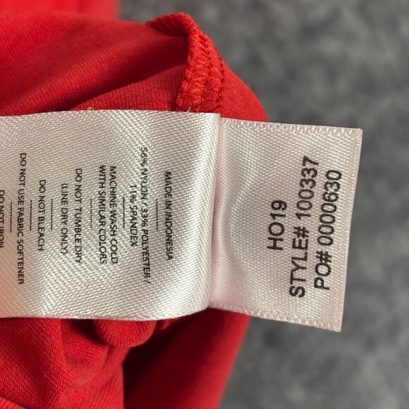Rhone Henley Shirt Men's Medium Long Sleeve Red - Picture 5 of 8